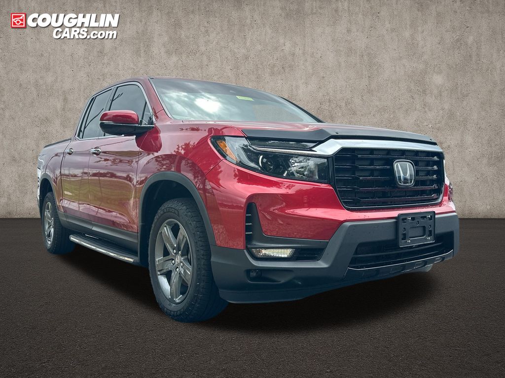 Red 2023 Honda Ridgeline Pickup Truck All-Wheel Drive 9-Speed Automatic