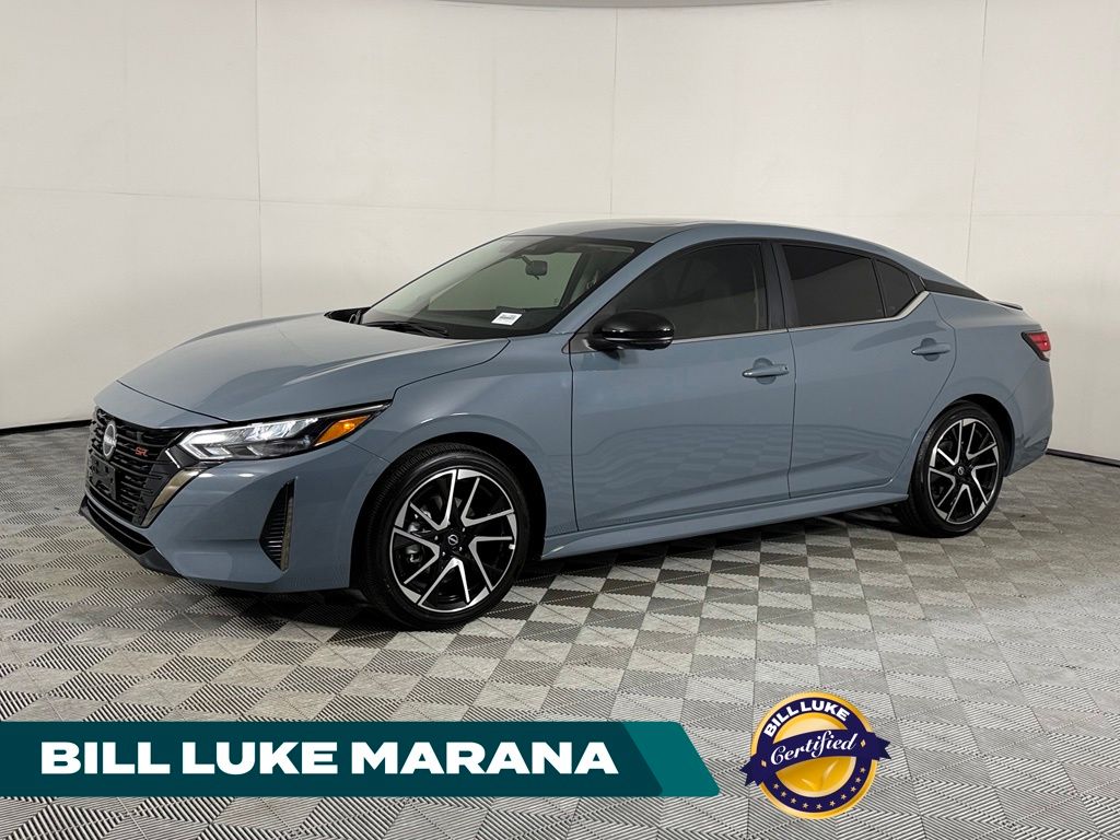 Atlantic Gray Metallic 2025 Nissan Sentra Sedan Front-Wheel Drive Continuously Variable Transmission