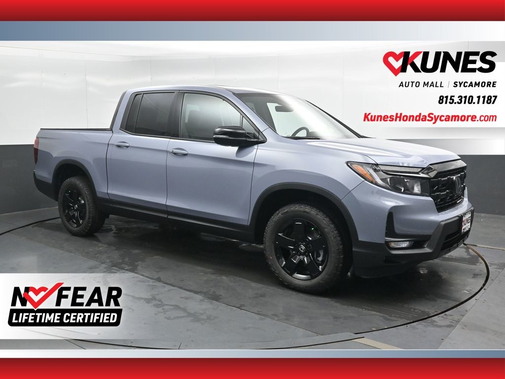 Crystal Black Pearl 2026 Honda Ridgeline Pickup Truck All-Wheel Drive 9-Speed Automatic