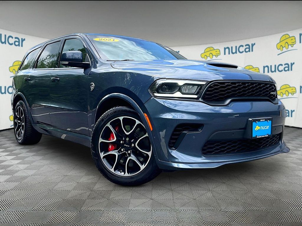 Reactor Blue Pearlcoat 2021 Dodge Durango SRT Hellcat AWD SUV / Crossover All-Wheel Drive 8-Speed Automatic