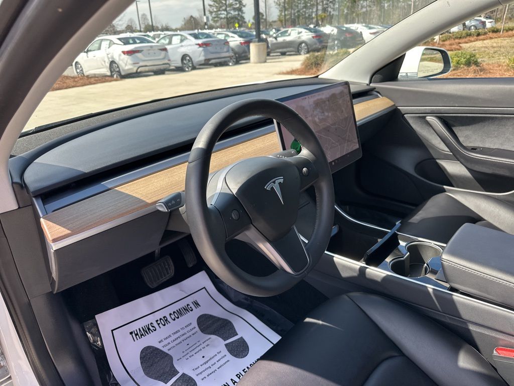 2020 Pearl White Multi-Coat Tesla Model 3 Standard RWD Sedan