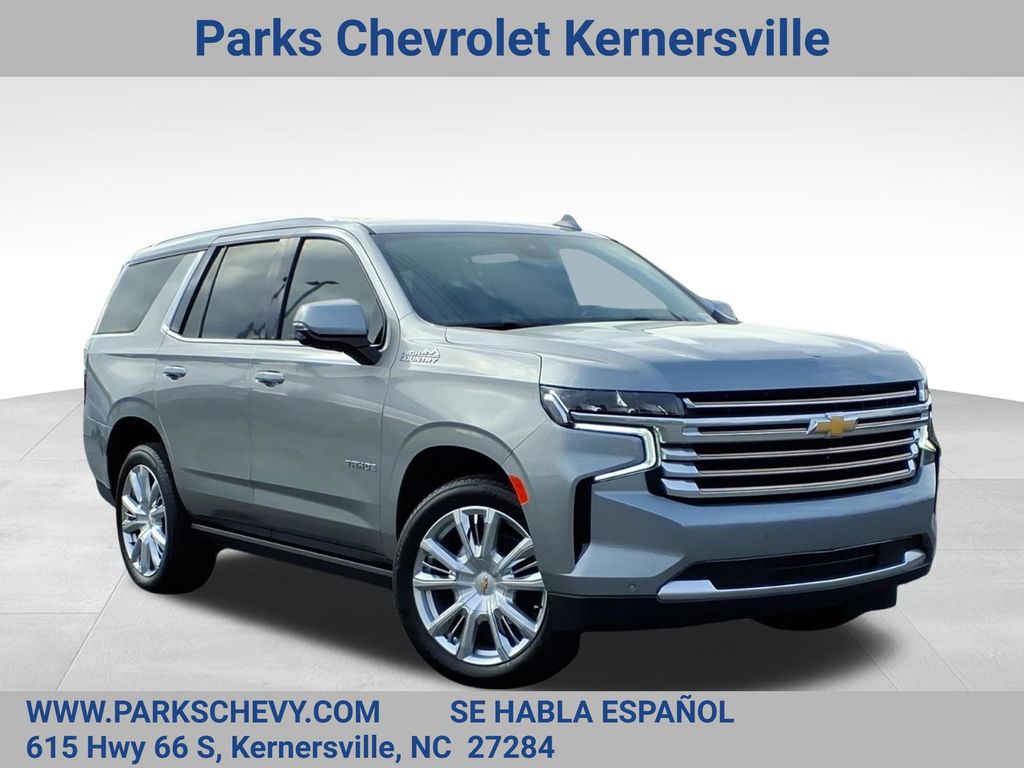 Sterling Gray Metallic 2024 Chevrolet Tahoe High Country 4WD SUV / Crossover Four-Wheel Drive