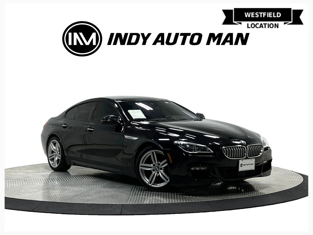 Black Sapphire Metallic 2016 BMW 6 Series Sedan All-Wheel Drive 8-Speed Automatic