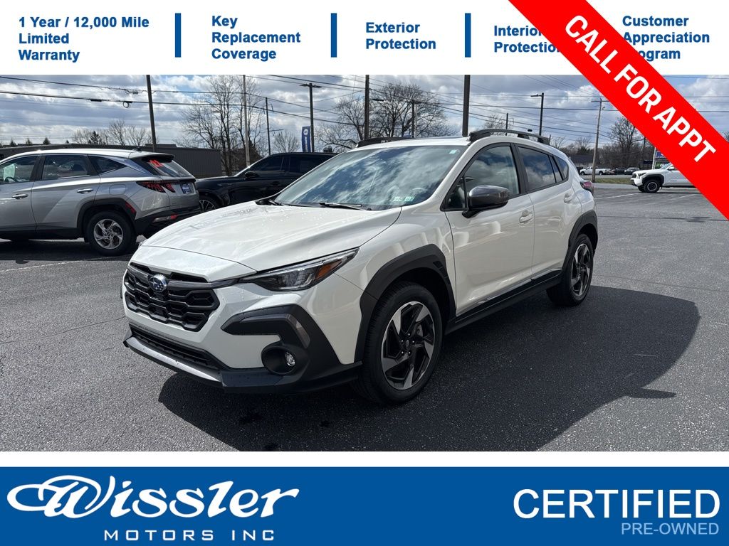 Crystal White Pearl 2025 Subaru Crosstrek SUV / Crossover All-Wheel Drive Continuously Variable Transmission