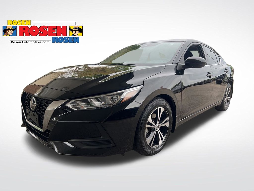 Super Black 2023 Nissan Sentra Sedan Front-Wheel Drive Continuously Variable Transmission