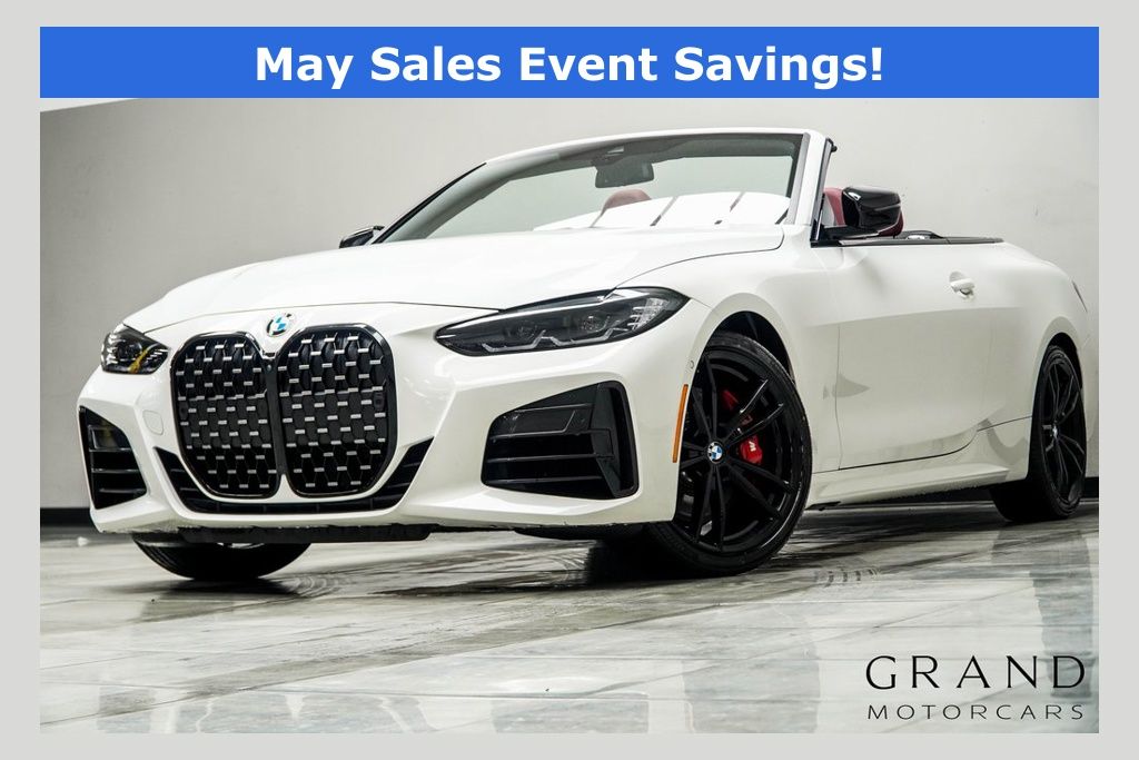 Alpine White 2024 BMW 4 Series M440i Convertible RWD Convertible Rear-Wheel Drive 8-Speed Automatic