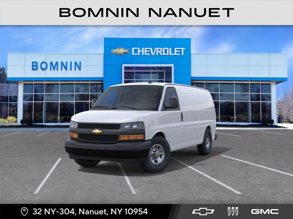 Summit White 2025 Chevrolet Express Cargo Van Rear-Wheel Drive 8-Speed Automatic Overdrive