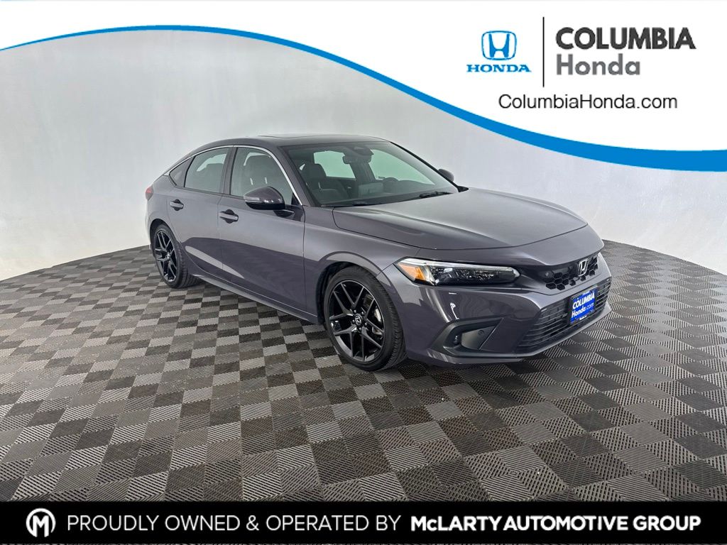Smokey Mauve Pearl 2023 Honda Civic Hatchback Hatchback Front-Wheel Drive Continuously Variable Transmission