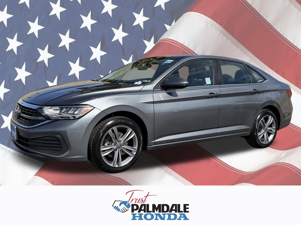 Silver 2024 Volkswagen Jetta SE FWD Sedan Front-Wheel Drive 8-Speed Automatic