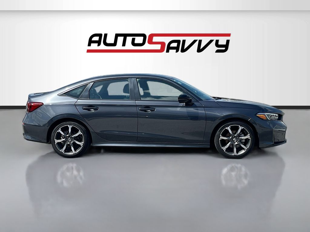 2025 Honda Civic Hybrid Sport Touring Gray at AutoSavvy Houston Northwest