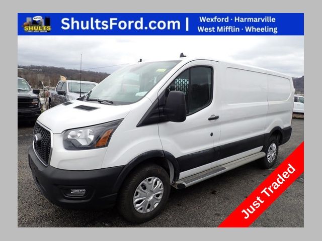 Oxford White 2024 Ford Transit Cargo 250 Low Roof LB RWD Van Rear-Wheel Drive