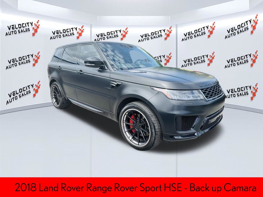 Narvik Black 2018 Land Rover Range Rover Sport V6 HSE 4WD SUV / Crossover All-Wheel Drive 8-Speed Automatic