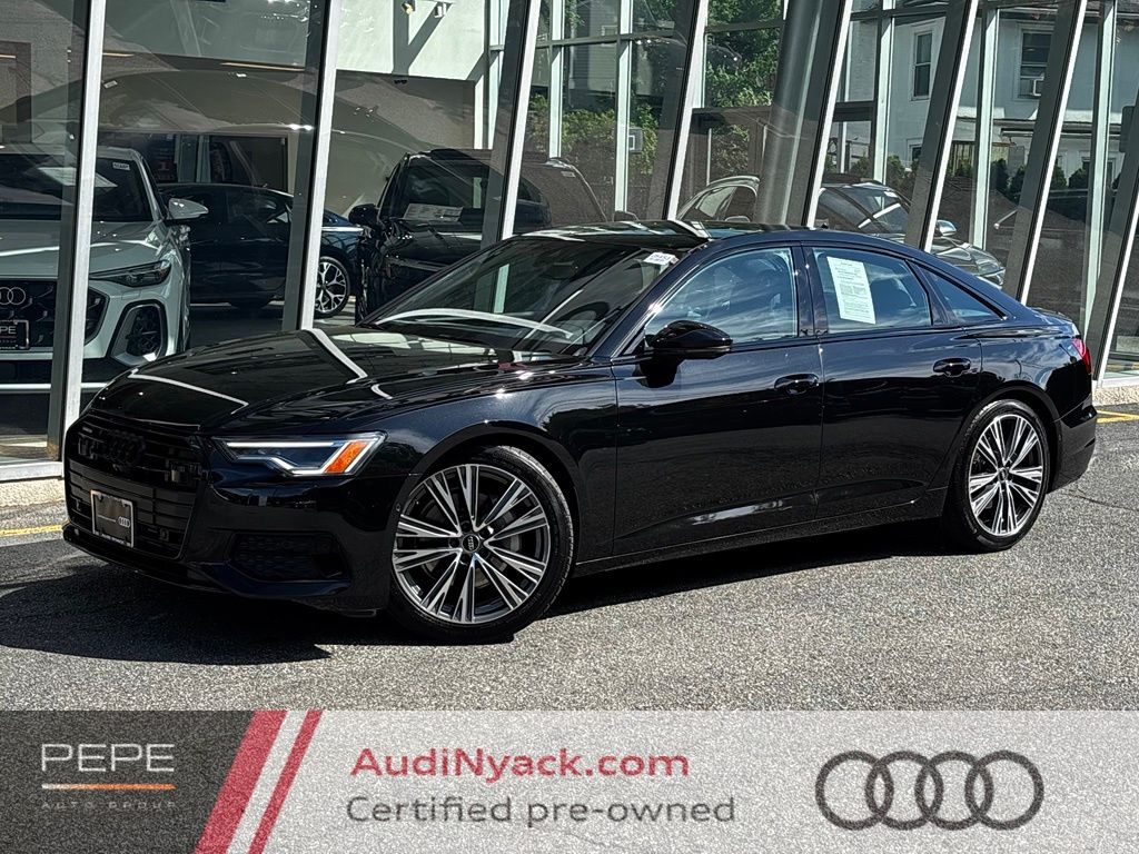 Mythos Black Metallic 2023 Audi A6 Sedan All-Wheel Drive 7-Speed Automatic