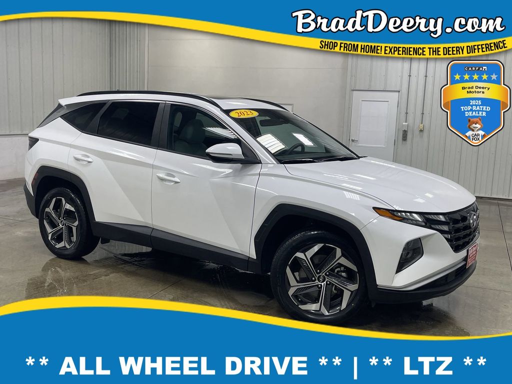 Serenity White Pearl 2023 Hyundai Tucson SEL AWD SUV / Crossover All-Wheel Drive 8-Speed Automatic