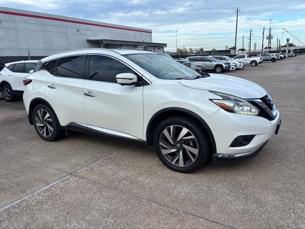2017 Nissan Murano Platinum White at Bayway Cadillac of The Woodlands