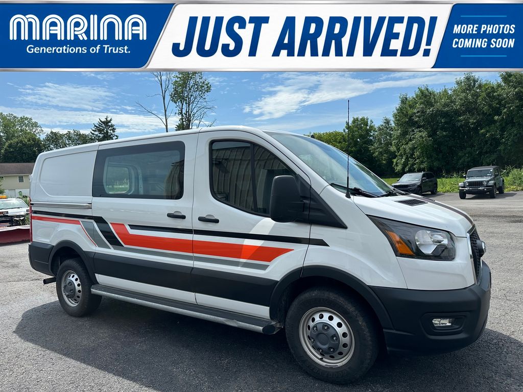 Oxford White 2023 Ford Transit Cargo Van All-Wheel Drive