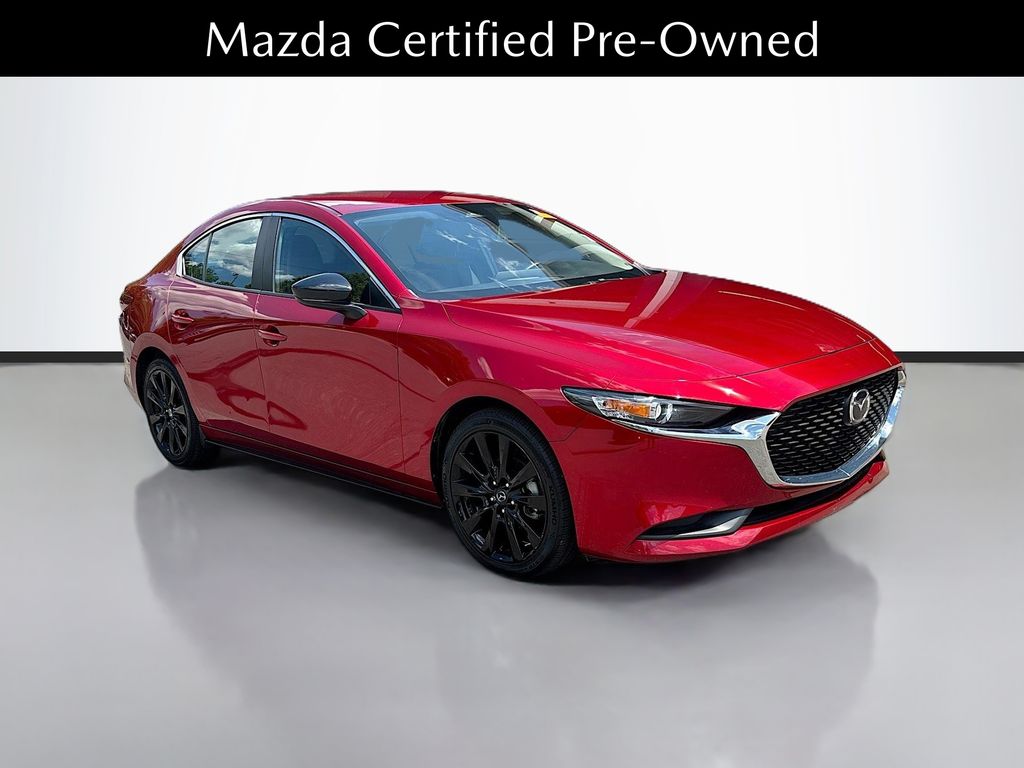 Soul Red Crystal Metallic 2025 Mazda MAZDA3 Sedan Front-Wheel Drive 6-Speed Automatic