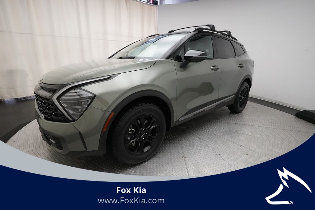 Jungle Green/Ebony Black Roof 2023 Kia Sportage X-Pro Prestige AWD SUV / Crossover All-Wheel Drive 8-Speed Automatic