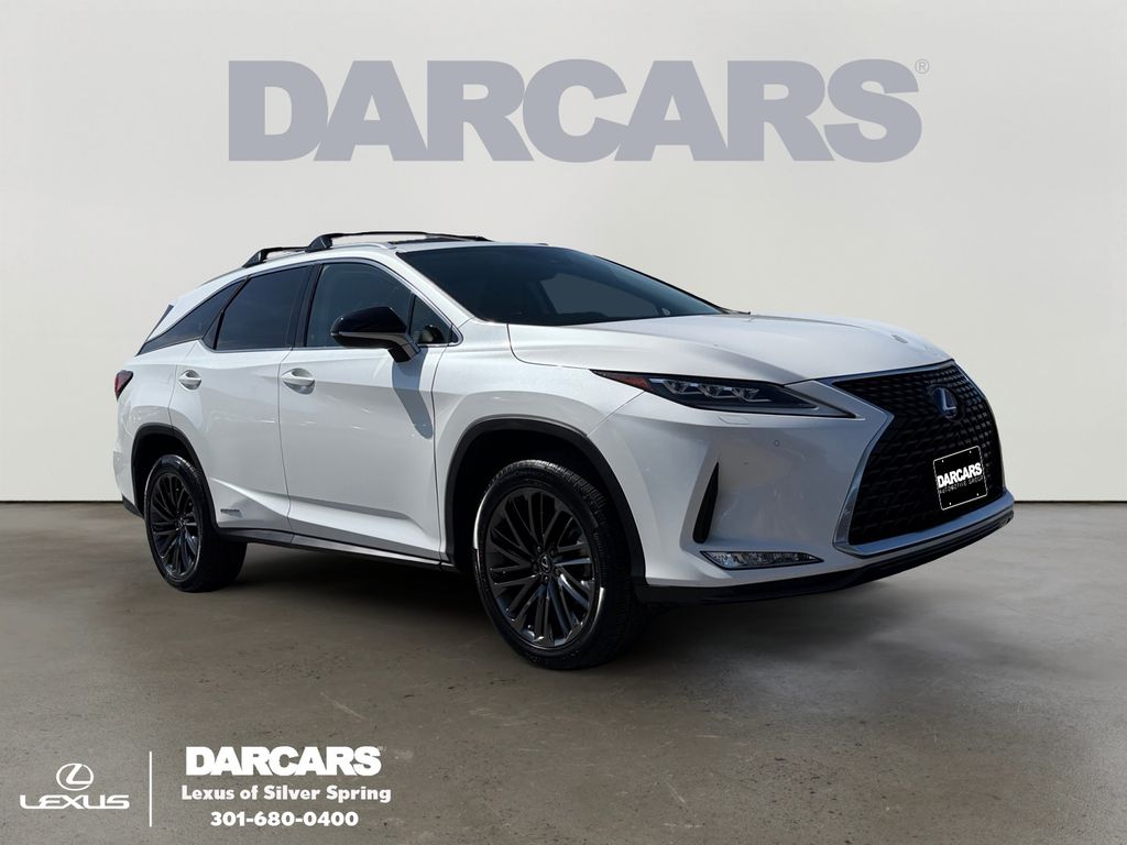 White Pearl 2022 Lexus RX Hybrid 450hL AWD SUV / Crossover All-Wheel Drive Continuously Variable Transmission