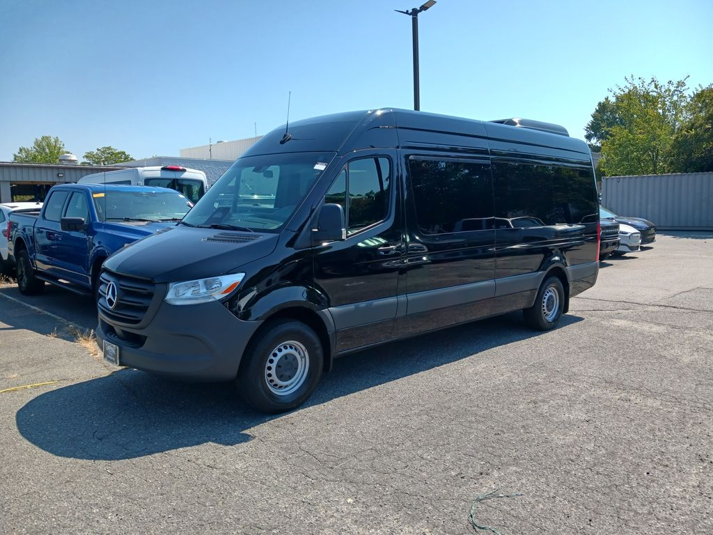 Jet Black 2025 Mercedes-Benz Sprinter Van Rear-Wheel Drive 9-Speed Automatic