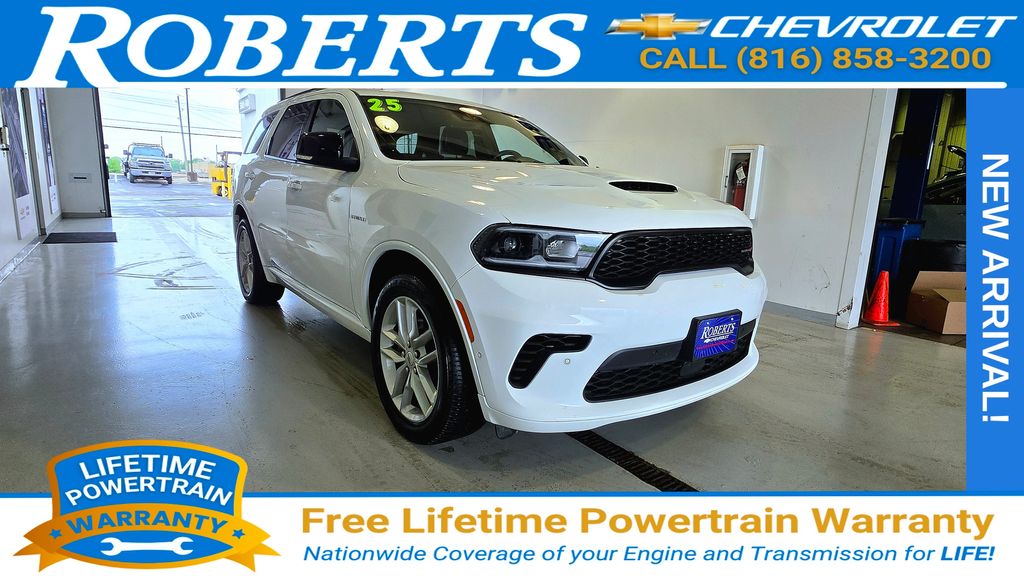 White Knuckle Clearcoat 2025 Dodge Durango R/T Plus AWD SUV / Crossover All-Wheel Drive 8-Speed Automatic