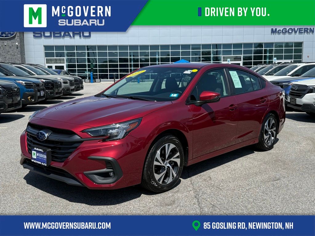Crimson Red Pearl 2025 Subaru Legacy Sedan All-Wheel Drive Continuously Variable Transmission