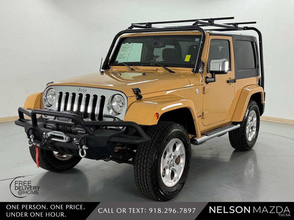 Dune Clear Coat 2014 Jeep Wrangler Sahara 4WD SUV / Crossover Four-Wheel Drive 5-Speed Automatic