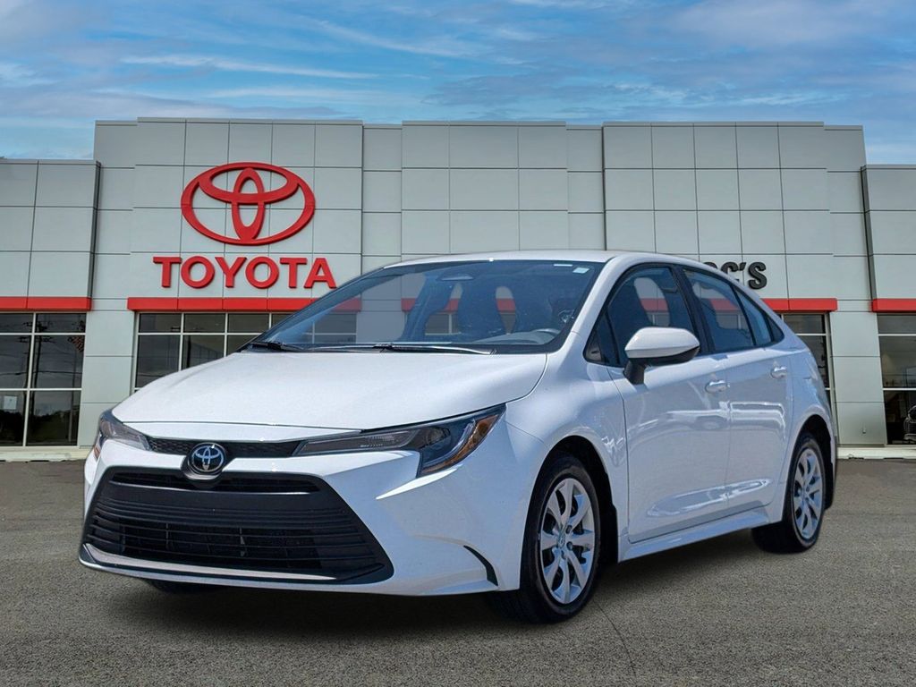 Ice 2025 Toyota Corolla LE FWD Sedan Front-Wheel Drive Continuously Variable Transmission