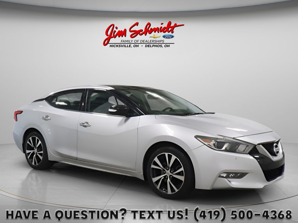 Brilliant Silver 2016 Nissan Maxima Sedan Front-Wheel Drive Continuously Variable Transmission