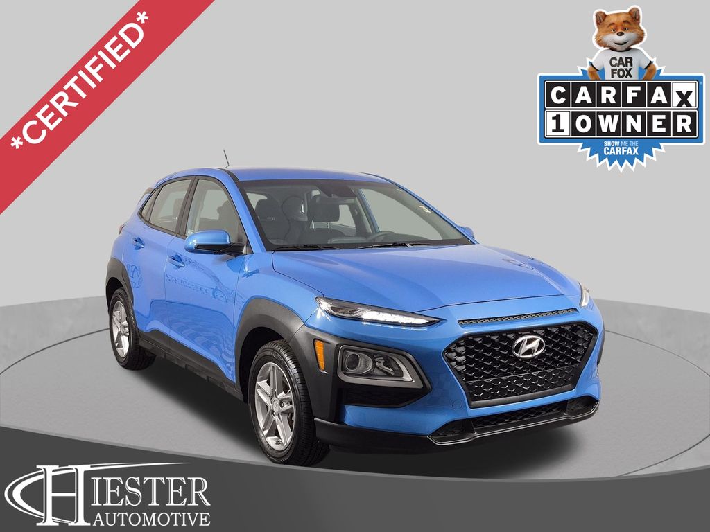 Surf Blue 2021 Hyundai Kona SUV / Crossover Front-Wheel Drive 6-Speed Automatic