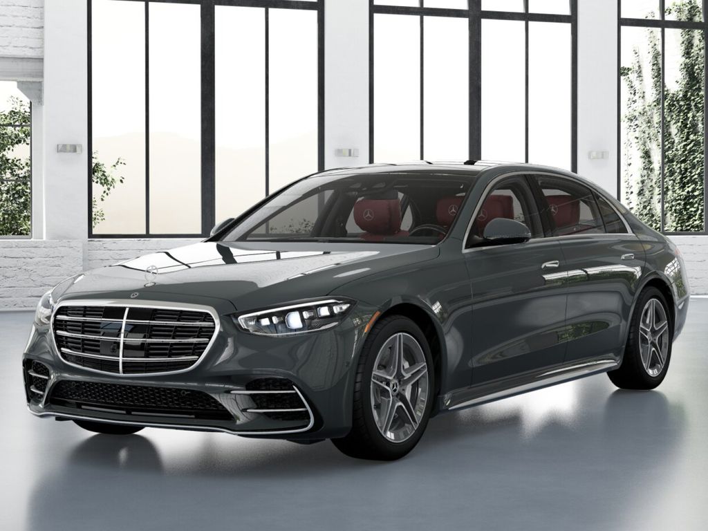 Gray (Graphite) 2026 Mercedes-Benz S-Class Sedan All-Wheel Drive 9-Speed Automatic