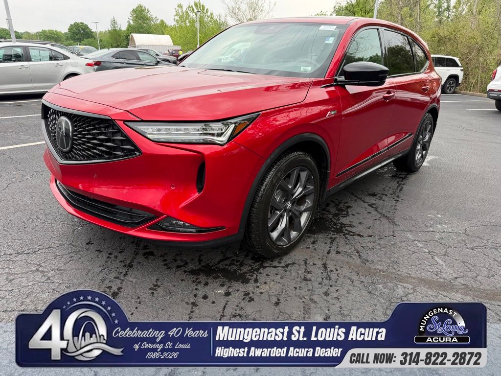Performance Red Pearl 2023 Acura MDX SH-AWD with A-SPEC Package SUV / Crossover All-Wheel Drive Automatic
