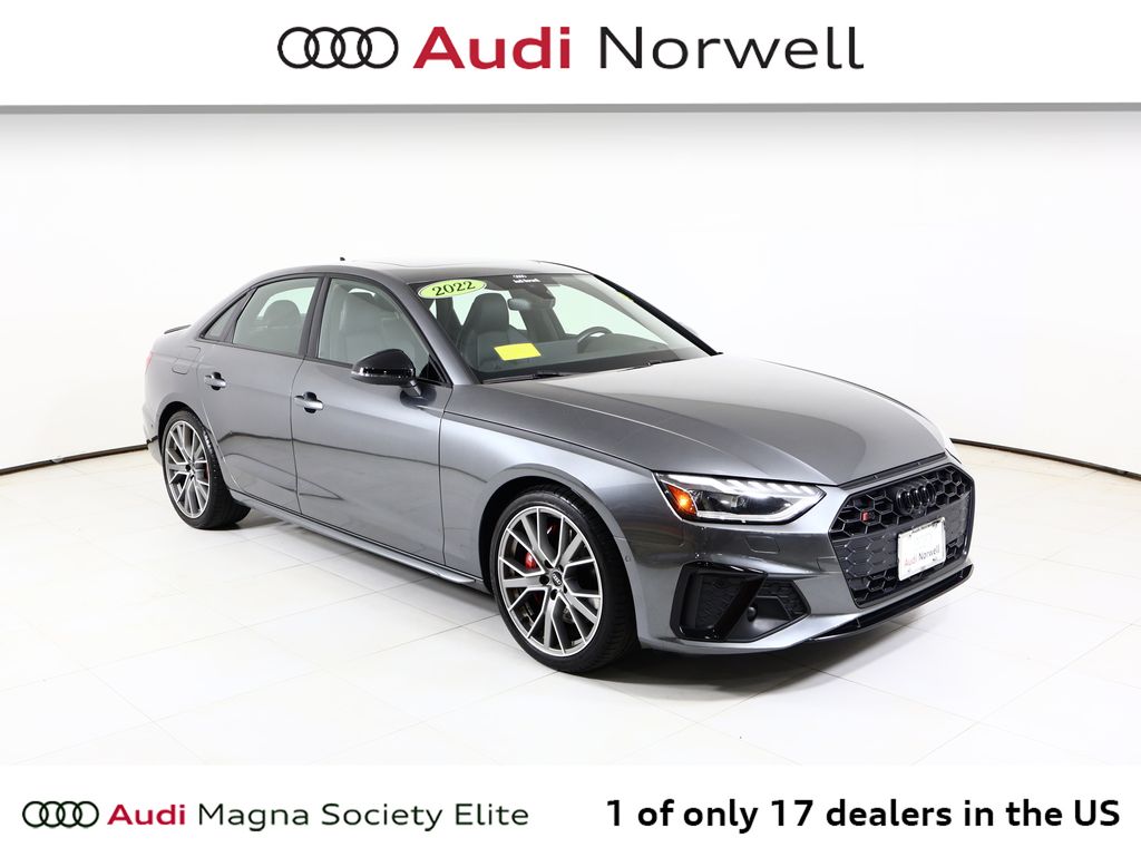 Daytona Gray Pearl Effect 2022 Audi S4 Sedan All-Wheel Drive 8-Speed Automatic