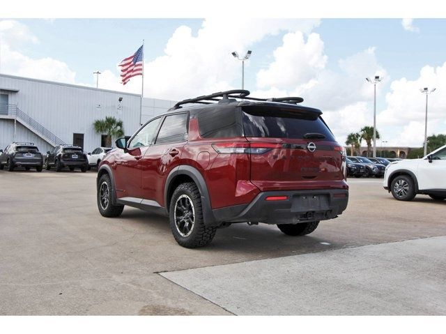 2023 Nissan Pathfinder Rock Creek Red at North Houston Mitsubishi
