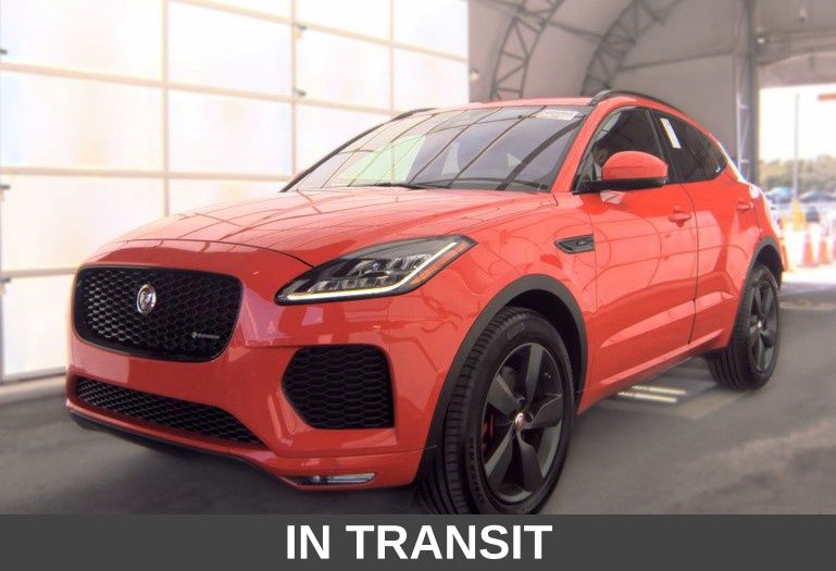 Orange 2020 Jaguar E-PACE SUV / Crossover All-Wheel Drive 9-Speed Automatic