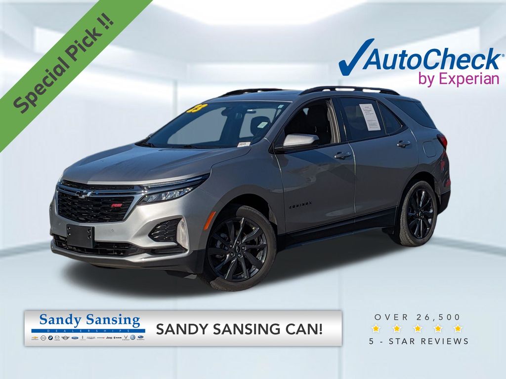 Sterling Gray Metallic 2023 Chevrolet Equinox RS with 1RS AWD SUV / Crossover Four-Wheel Drive 6-Speed Automatic Overdrive