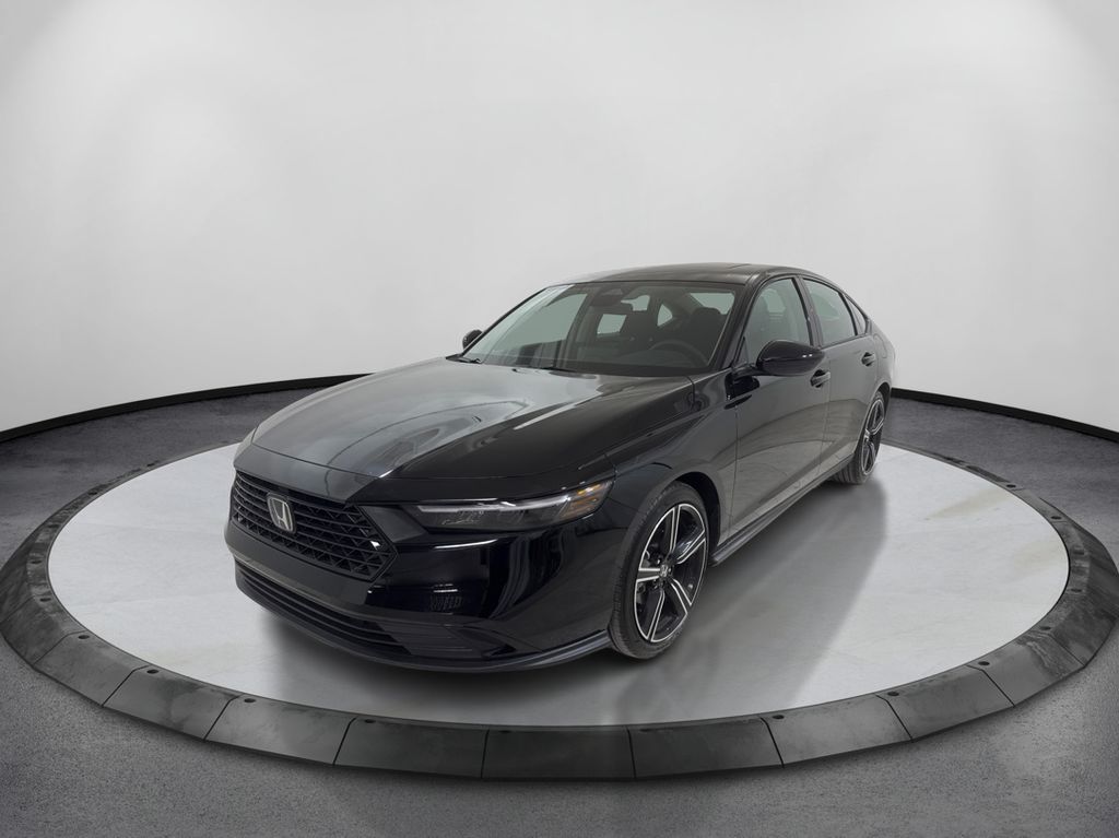 Black 2026 Honda Accord Sedan Front-Wheel Drive Continuously Variable Transmission