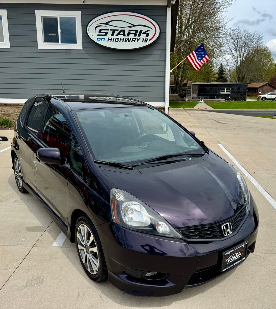 Purple 2013 Honda Fit Sport Hatchback Front-Wheel Drive 5-Speed Automatic