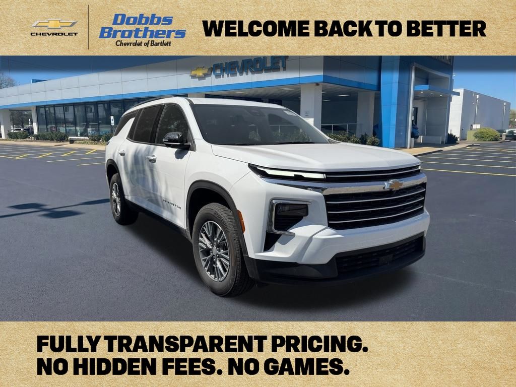 Summit White 2026 Chevrolet Traverse SUV / Crossover Front-Wheel Drive 8-Speed Automatic