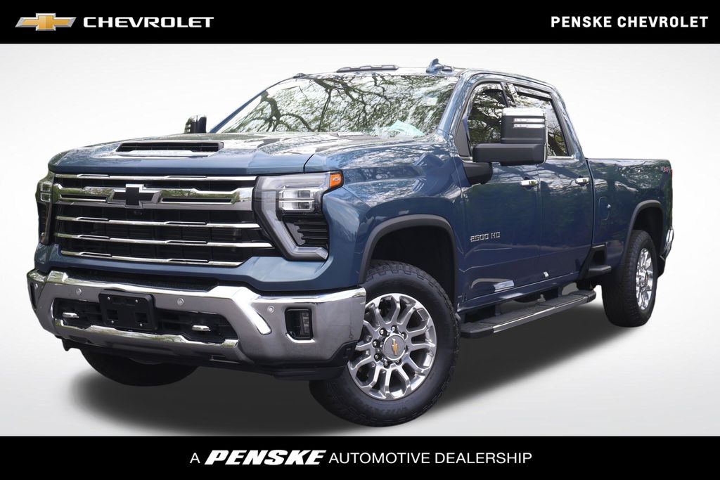Lakeshore Blue 2024 Chevrolet Silverado 2500HD LTZ Crew Cab 4WD Pickup Truck Four-Wheel Drive Automatic