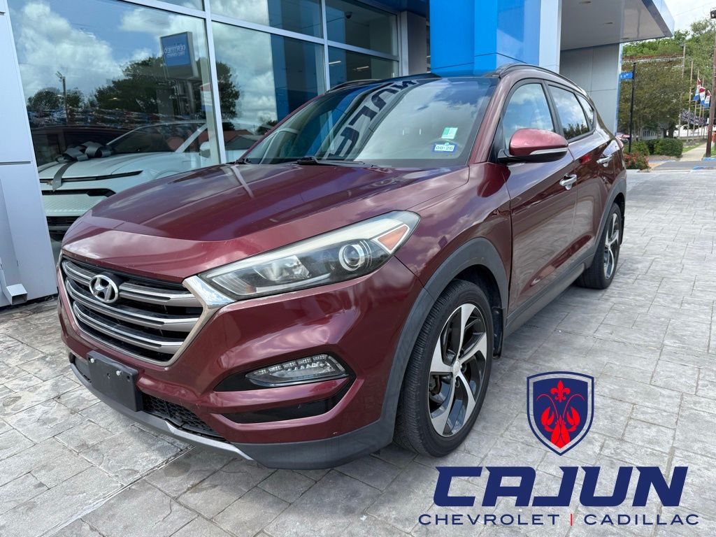Red (Ruby Wine) 2016 Hyundai Tucson 1.6T Limited FWD SUV / Crossover Front-Wheel Drive 7-Speed Automatic