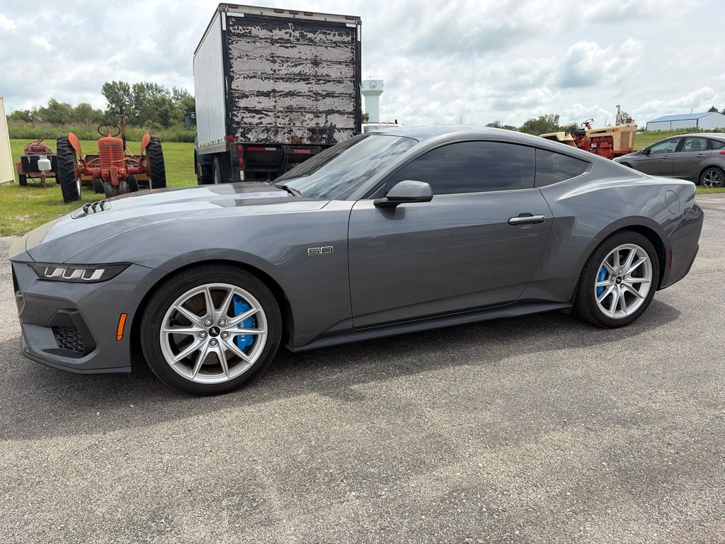 Carbonized Gray Metallic 2024 Ford Mustang Coupe Rear-Wheel Drive Automatic