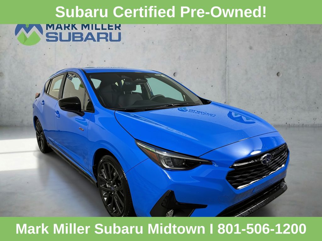 Oasis Blue Pearl 2025 Subaru Impreza RS AWD Wagon All-Wheel Drive Continuously Variable Transmission