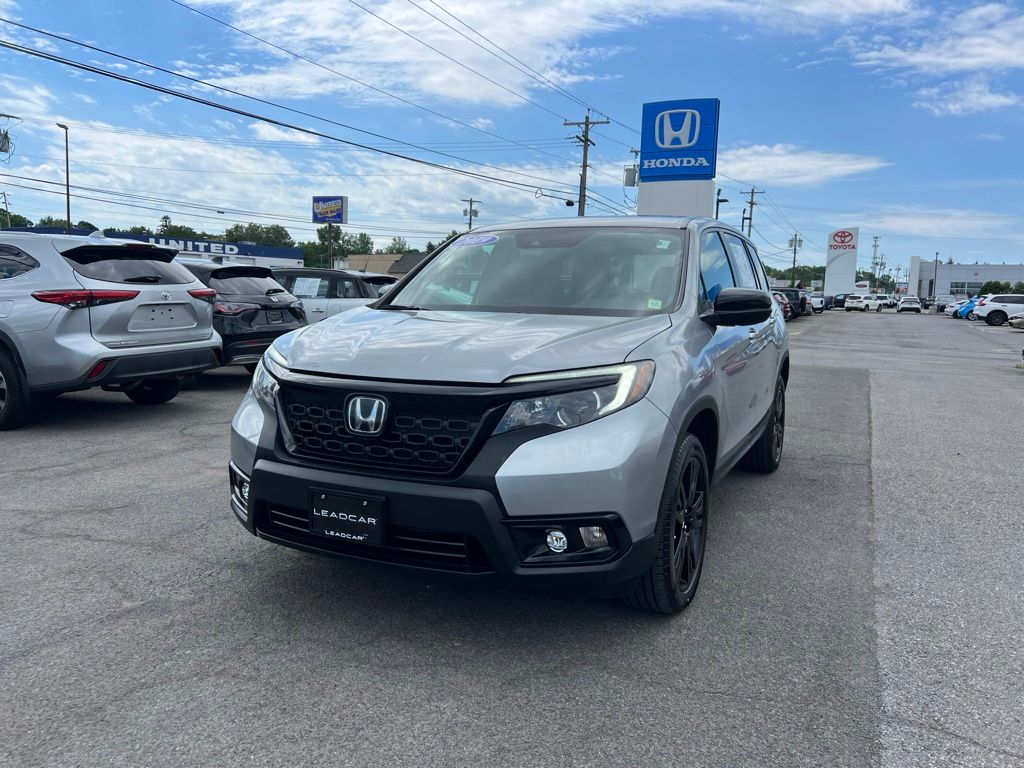 Lunar Silver Metallic 2019 Honda Passport SUV / Crossover All-Wheel Drive 9-Speed Automatic