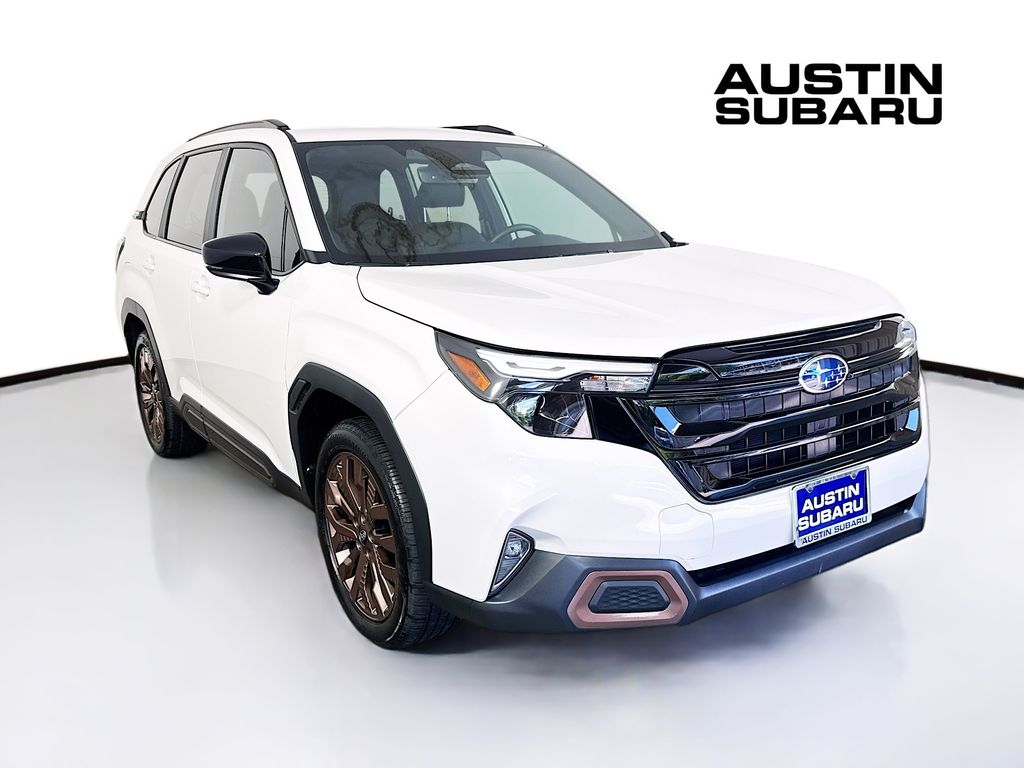 Crystal White Pearl 2026 Subaru Forester SUV / Crossover All-Wheel Drive Continuously Variable Transmission