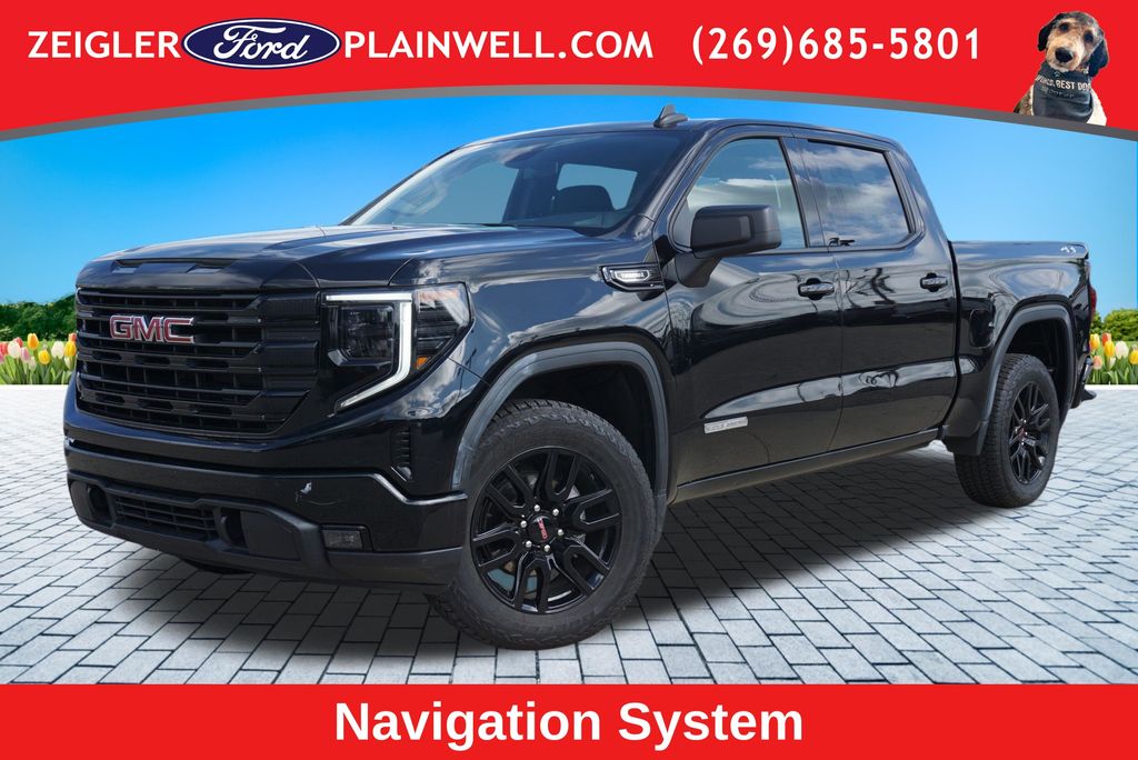 Onyx Black 2025 GMC Sierra 1500 Pickup Truck Four-Wheel Drive 8-Speed Automatic