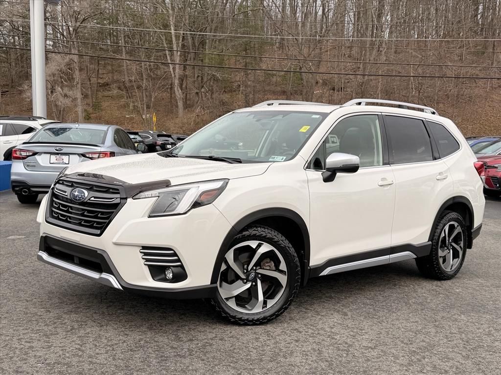 Crystal White Pearl 2024 Subaru Forester Touring Crossover AWD SUV / Crossover All-Wheel Drive Continuously Variable Transmission