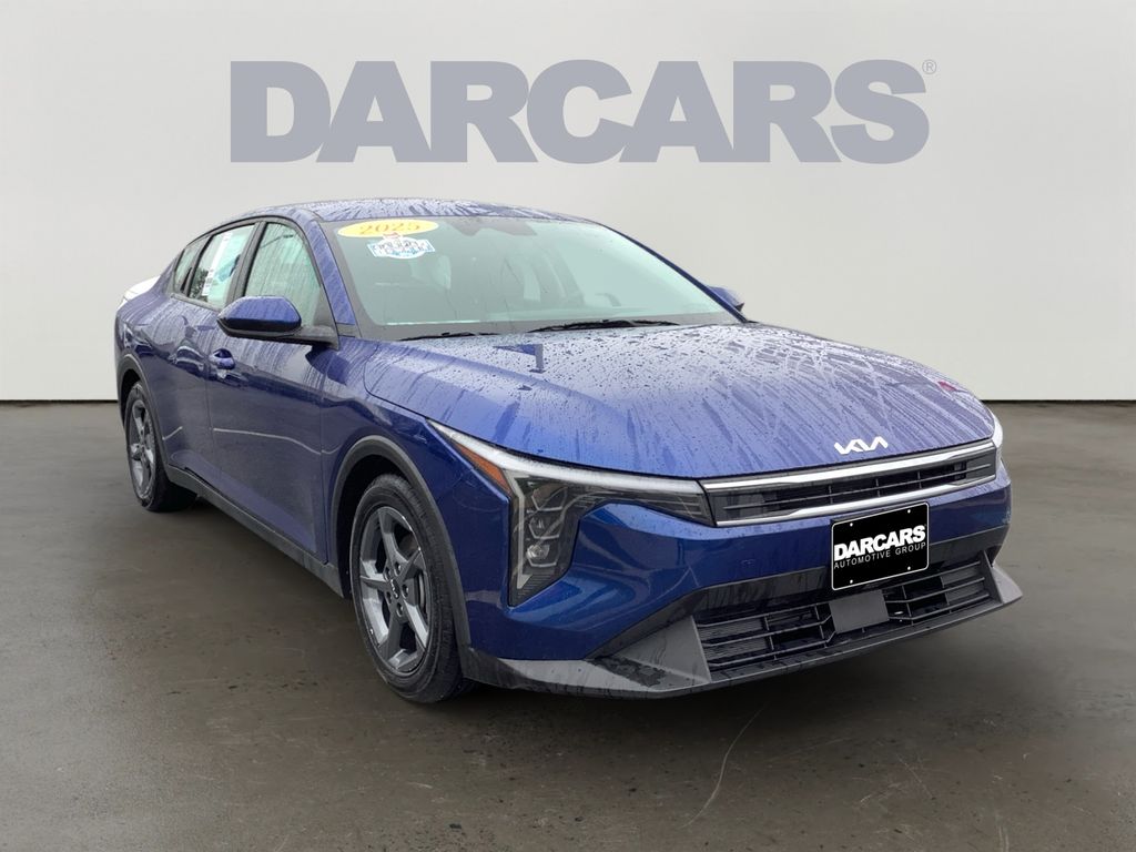 Deep Sea Blue 2025 Kia K4 LXS FWD Sedan Front-Wheel Drive Continuously Variable Transmission