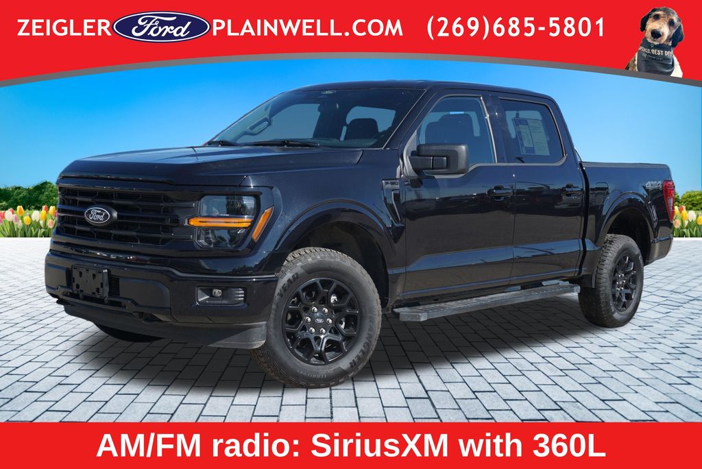 Agate Black Metallic 2025 Ford F-150 Pickup Truck Four-Wheel Drive Automatic