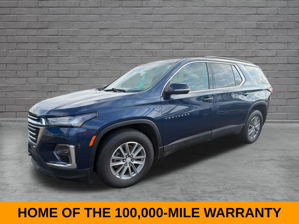 Northsky Blue Metallic 2023 Chevrolet Traverse SUV / Crossover Four-Wheel Drive 9-Speed Automatic